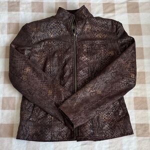 Erin London Snake Skin Jacket